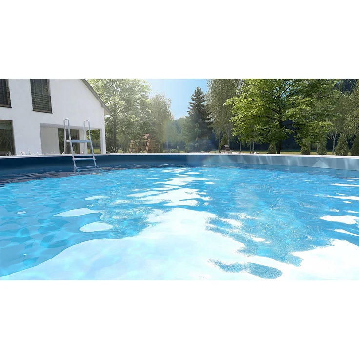 Steinbach Stahlwandpool Set Nuovo de Luxe II Ø 360 x 120 cm - weiß – Bild 5