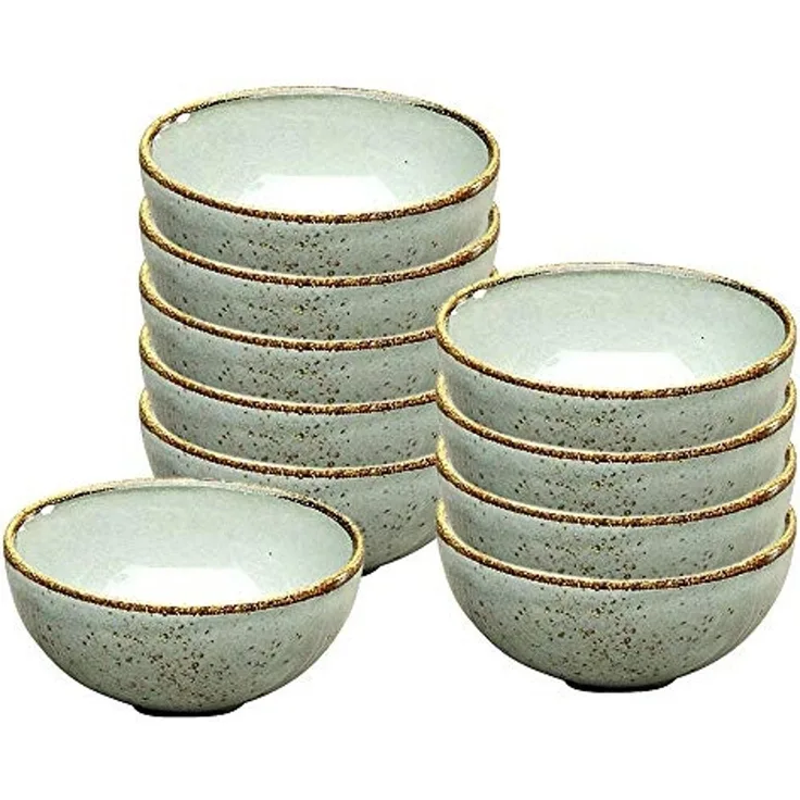 CreaTable 20028 Nature Collection Dipschale 11,5 cm STONE