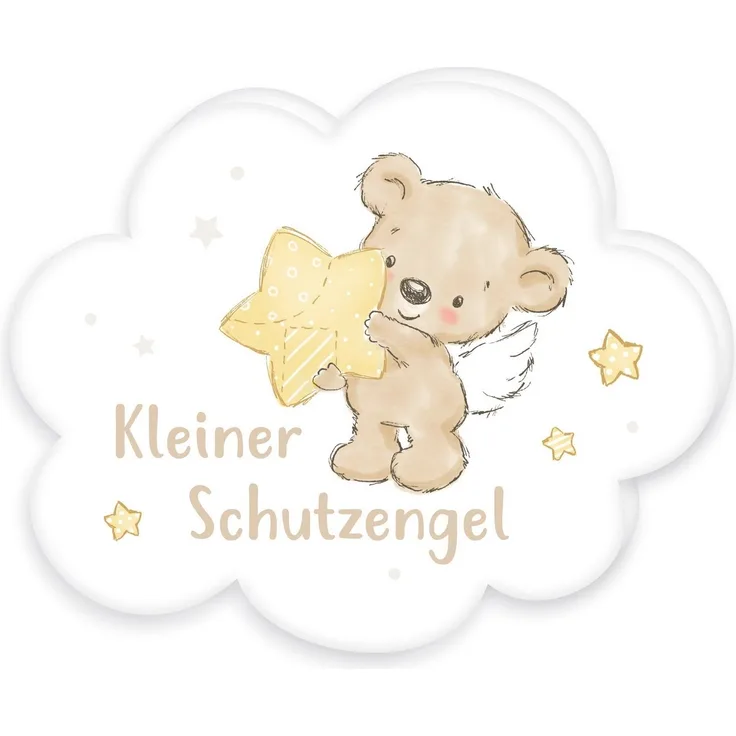 Baby Best Dekokissen Kleiner Schutzengel, hochfarbig bedruckt
