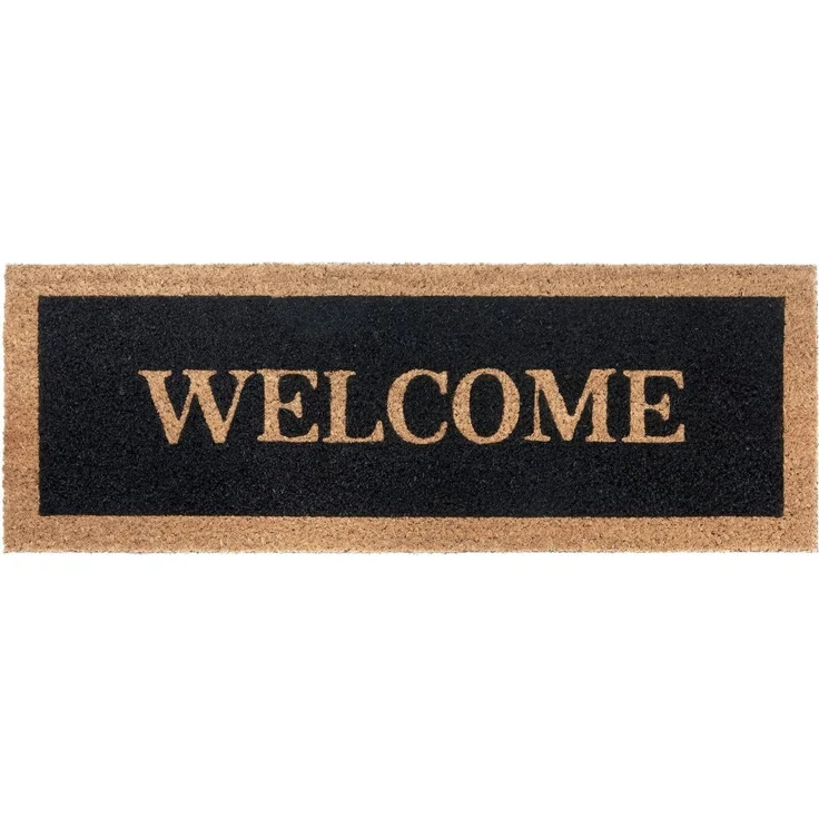HANSE Home Fußmatte Mix Mats Kokos Welcome Border, Türmatte, rechteckig, Höhe: 15 mm, Kokos, Schmutzfangmatte, Outdoor, Rutschfest, Innen, Kokosmatte, Flur – Bild 5