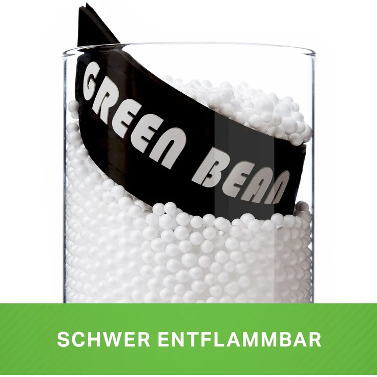 Green Bean® 20 Liter Hochwertige EPS Perlen aus deutscher Produktion für Sitzsack-Füllung | Styropor-Kügelchen Nachfüllpack Kissen-Füllung Stillkissen Styroporkugeln – Bild 8