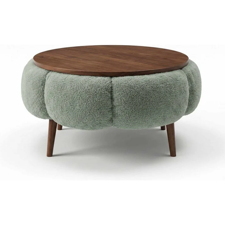 Skye Decor Couchtisch Papatya Couchtisch 60 (1-St), Runde Tischplatte – Bild 1