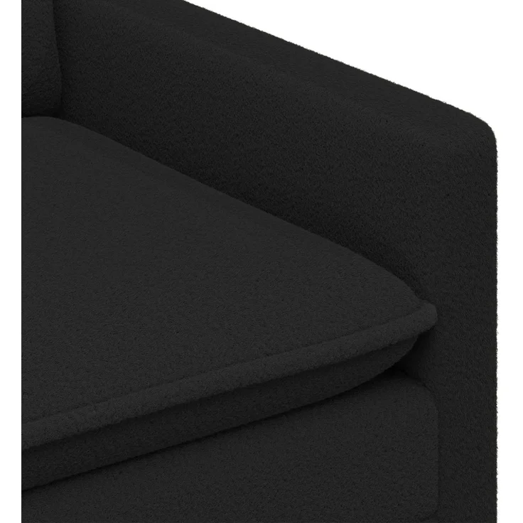 vidaXL Sofa Set 2 stk. Schwarz Stoff 3417039 – Bild 5