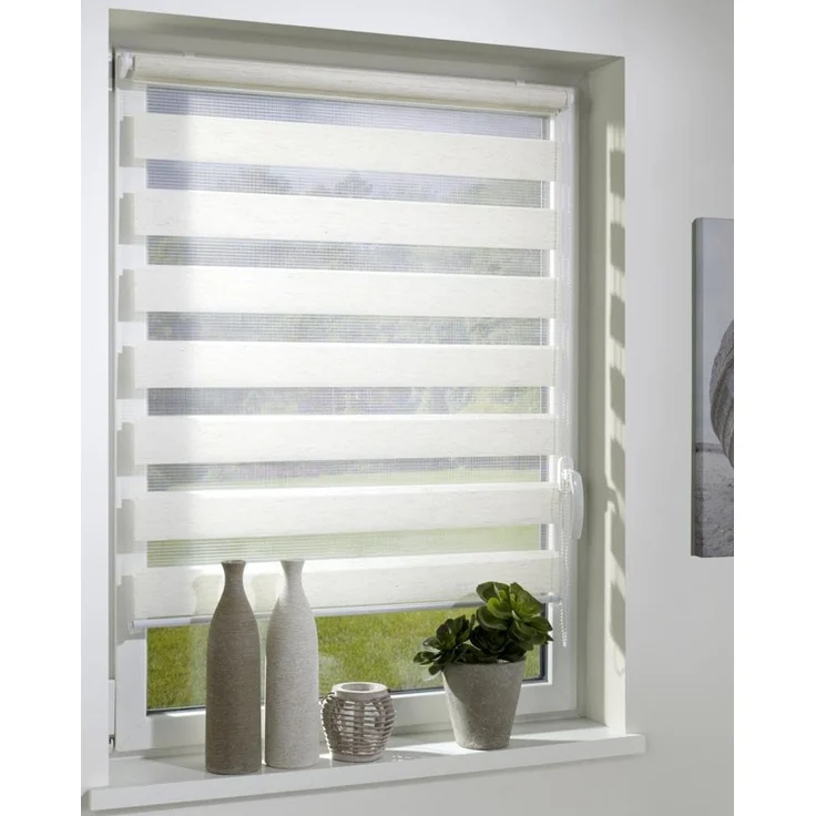 Doppelrollo Duo-Doppelrollo KLEMMFIX, DécoProfi, Lichtschutz, mit Bohren/ohne Bohren, Fenster- oder Wandmontage – Bild 1