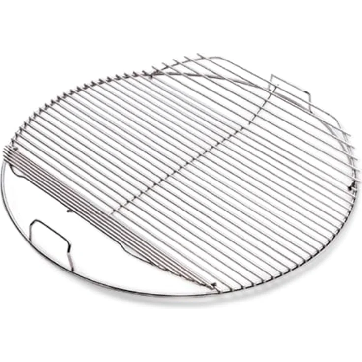 Weber Grillrost, Edelstahl, klappbar, passend für 57 cm Holzkohlegrills – Bild 2