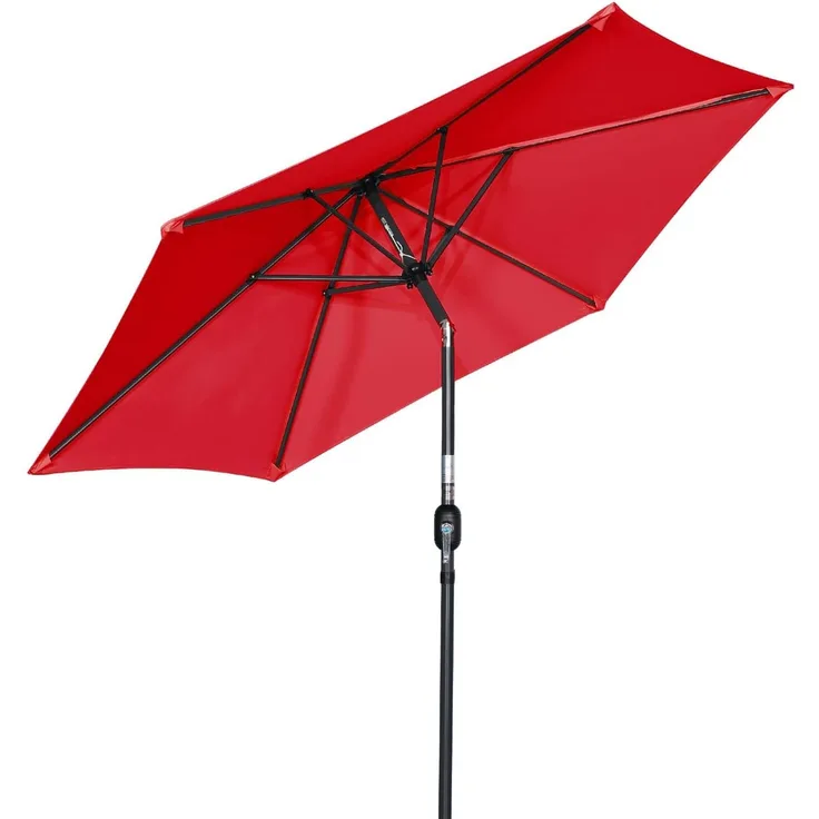 Angel Living Sonnenschirm Ø 300 cm, UV-Schutz 50+, Rund, aus Polyester, für den Balkon, den Strand, den Garten oder die Terrasse, 4.7kg