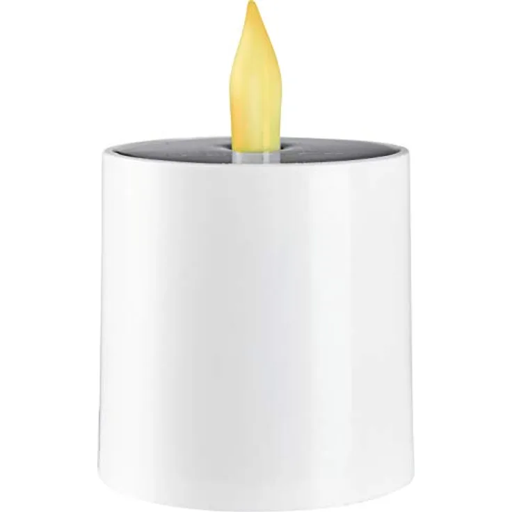 Best Season 479-92 LED-Kerze, Plastik, weiß, 7.3 x 7.3 x 11.0 cm