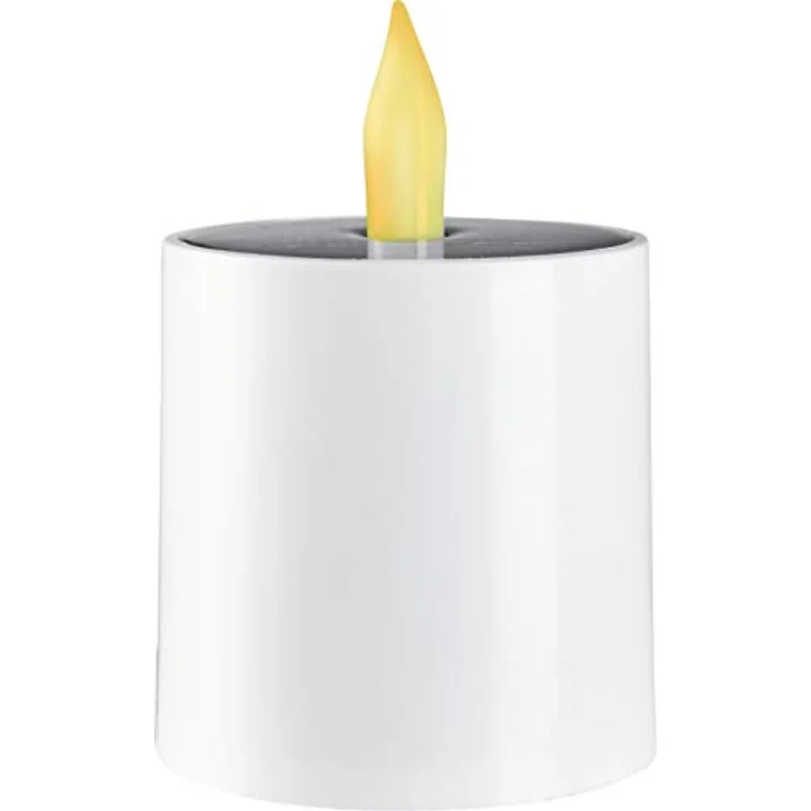 Best Season 479-92 LED-Kerze, Plastik, weiß, 7.3 x 7.3 x 11.0 cm – Bild 1
