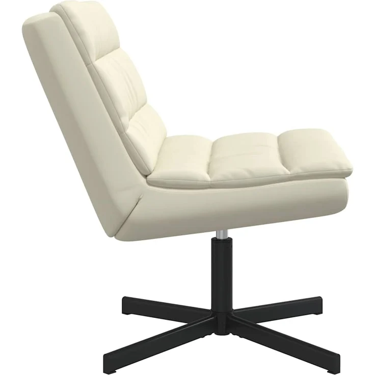 vidaXL Drehstuhl Creme 63 x 75 x 76 cm PU 42007340 – Bild 4
