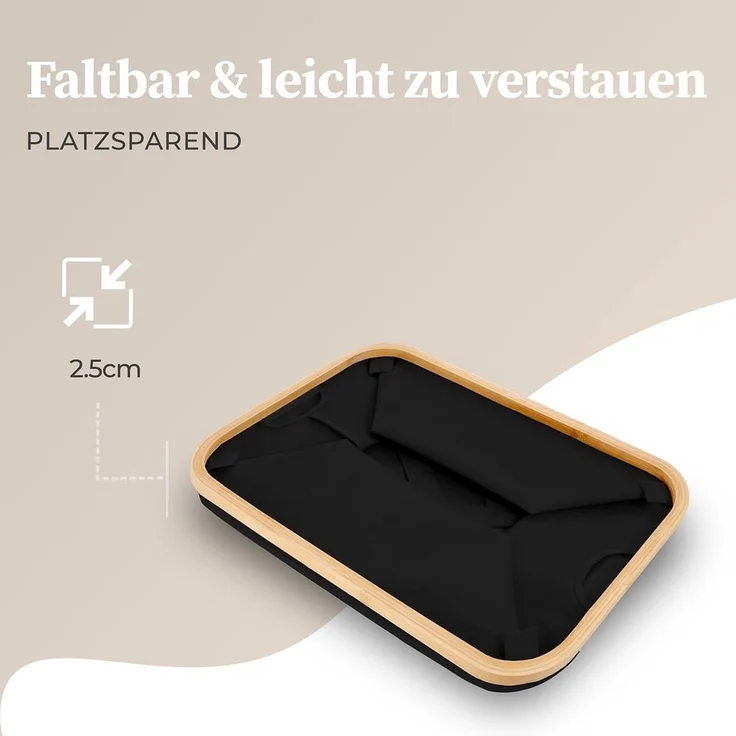 HENNEZ Aufbewahrungskorb Aufbewahrungskorb 40L Faltbarer Wäschekorb, Aufbewahrungsboxen Stoff - Wäschekorb Aufbewahrungskörbe – Bild 4