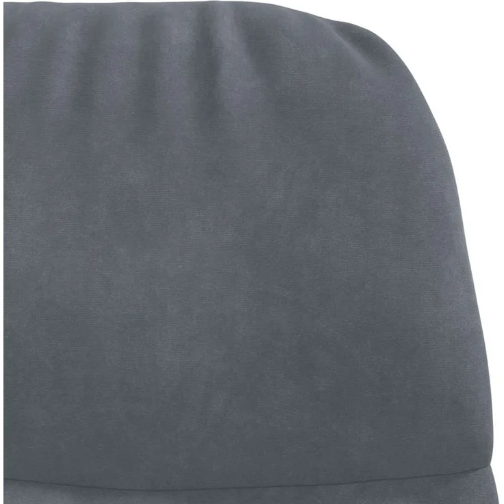 vidaXL Schaukelstuhl Dunkelgrau Samt 4102622 – Bild 5