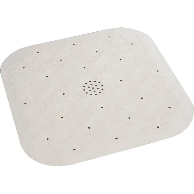 WENKO Duschmatte, Höhe 2 mm, für Badezimmer geeignet, angenehme Trittkomfort, quadratisch, Badematte – Bild 3