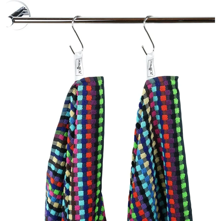 ZOLLNER Duschtücher, Frottier (2-St), 70 x 140 cm, 100% Baumwolle, vom Hotelwäschespezialisten – Bild 5