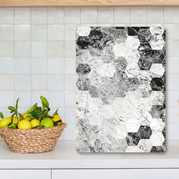 Hermia Concept 'Ckt39 - 3040' Glasschneidebrett, Mehrfarbig, 30 x 40 cm – Bild 3