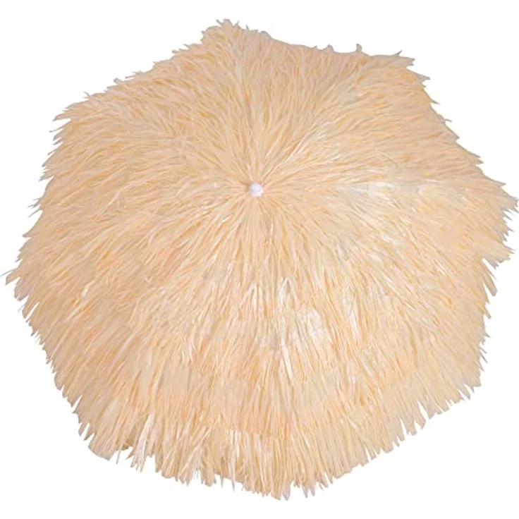 Outsunny Hawaiischirm, Beige, Höhenverstellbar und neigbar, 160x160 cm, Metallgestell, wasserabweisend – Bild 9