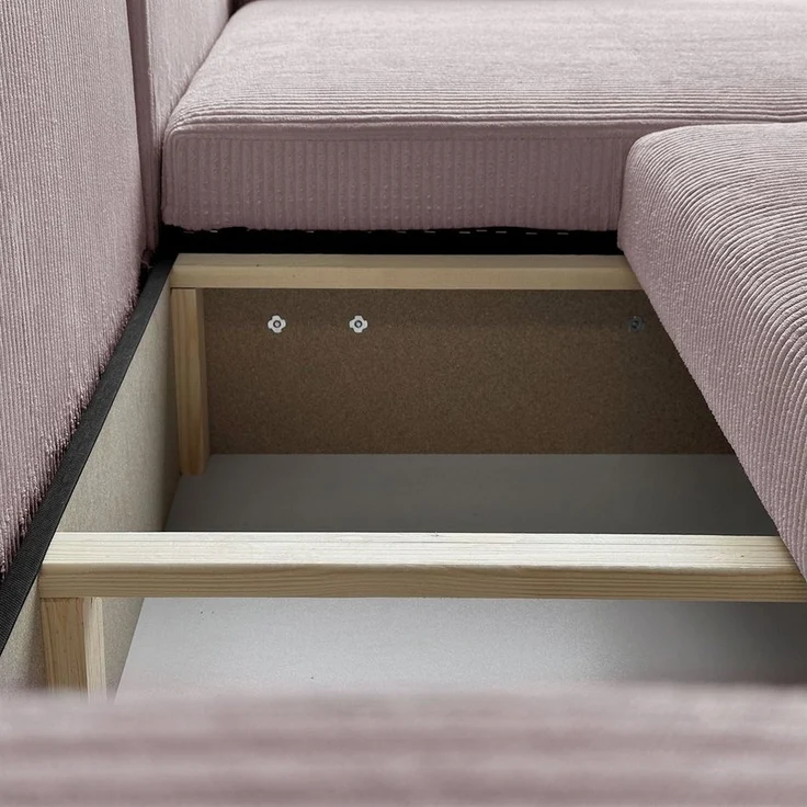 Lookway Ecksofa PRESTIGE L-Form Couch, mit Bettfunktion und Bettkasten – Bild 3