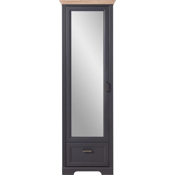 Garderobenset JASMIN GH80 Farbton Graphit und Artisan Eiche 5-teilig – Bild 3