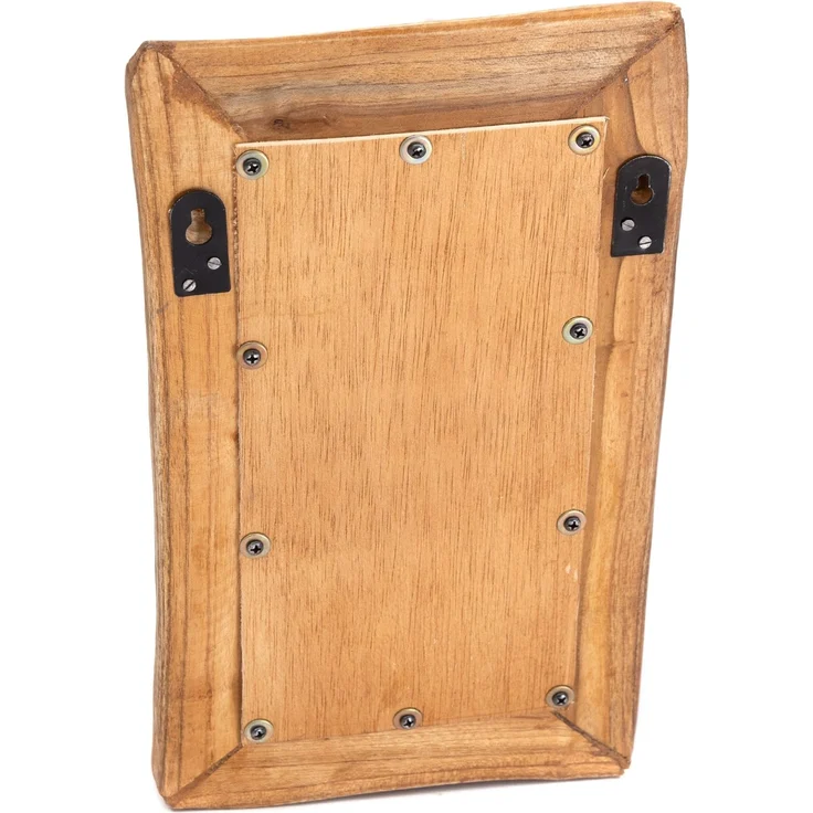 Wandspiegel Base B 35x20 cm, Massivholz naturfarben – Bild 5