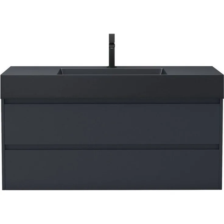 doporro Badmöbel-Set Badezimmermöbel Waschbecken Waschtisch Badezimmer-Schränk, Wasser abweisend, großer Stauraum