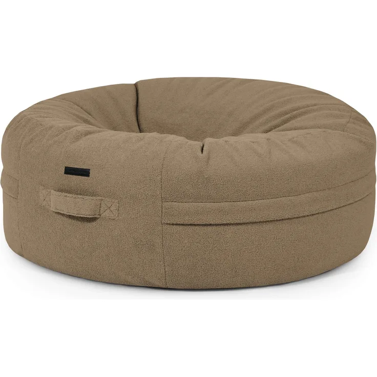 Sitzsack ‘Roll 135‘, Bezugstoff - Teddy, 100% Polyester, Camel, 50x135x135 cm.