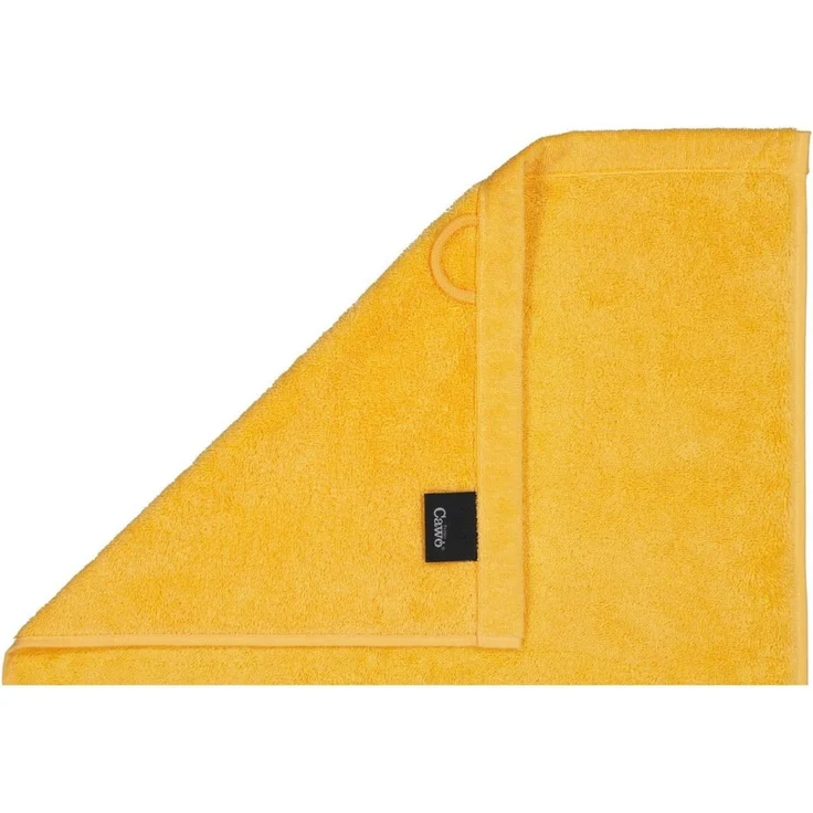 CAWÖ Handtuch - Lifestyle, Walkfrottier, Baumwolle, einfarbig Apricot 50x100cm – Bild 4