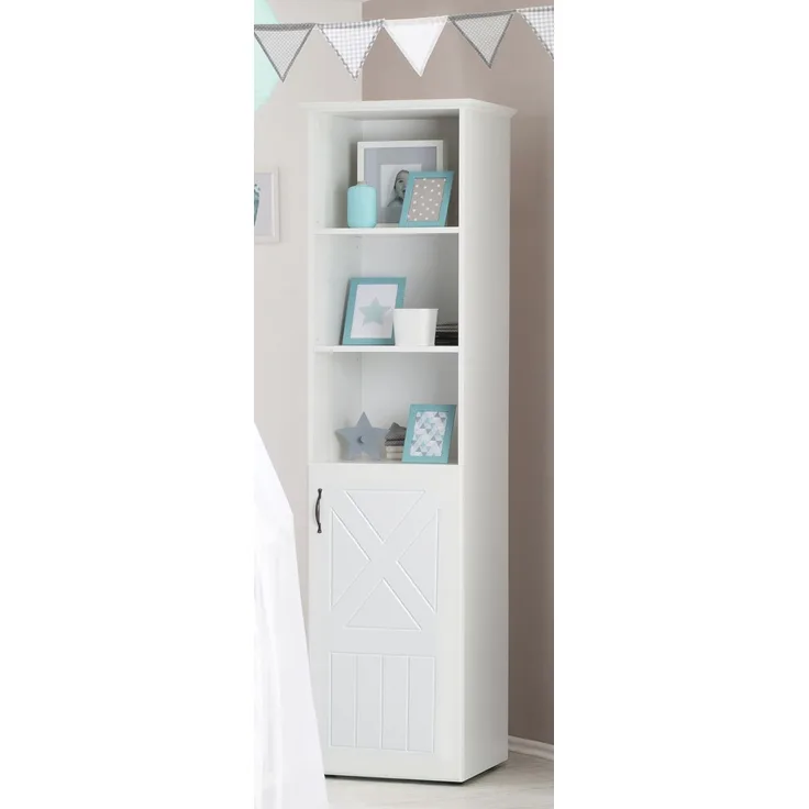 roba Standregal 'Constantin' - Holzregal für Kinderzimmer - Soft Close-Technik - Weiß