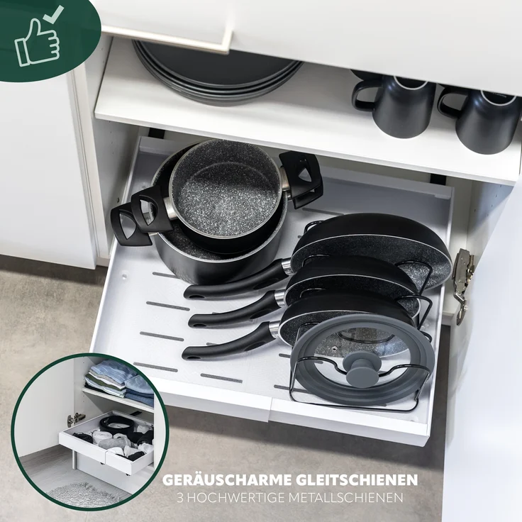 Teleskopschublade 2er, 43-67 cm – Bild 6