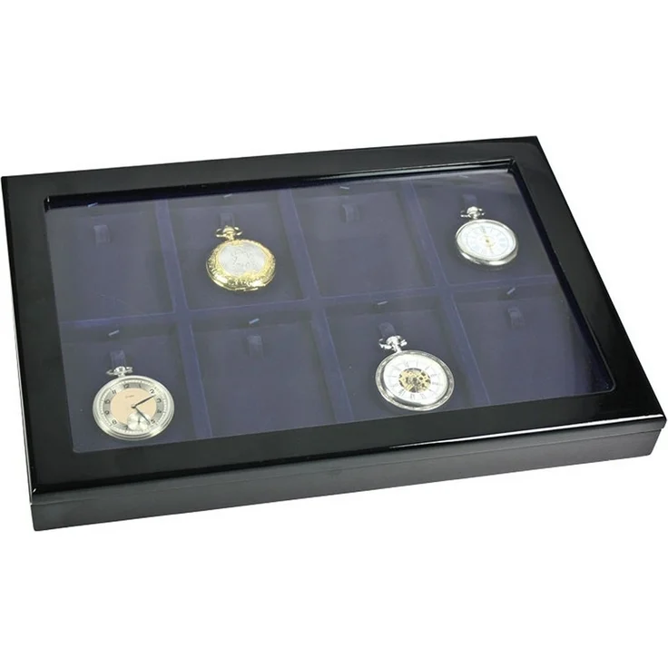 Safe-Album Uhrenbox SAFE 5907 Elegante Holzvitrine – Hochglanz-Klavierlack für 8 Uhren – Bild 4