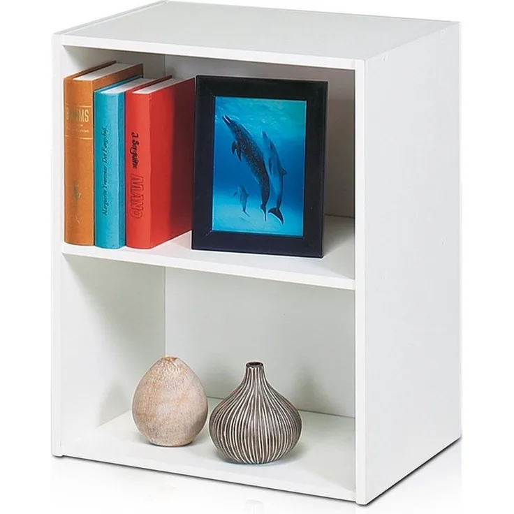 habeig Bücherregal Tube Bücherregal Standregal 2 Fächer Belastung Regalboden Standregal