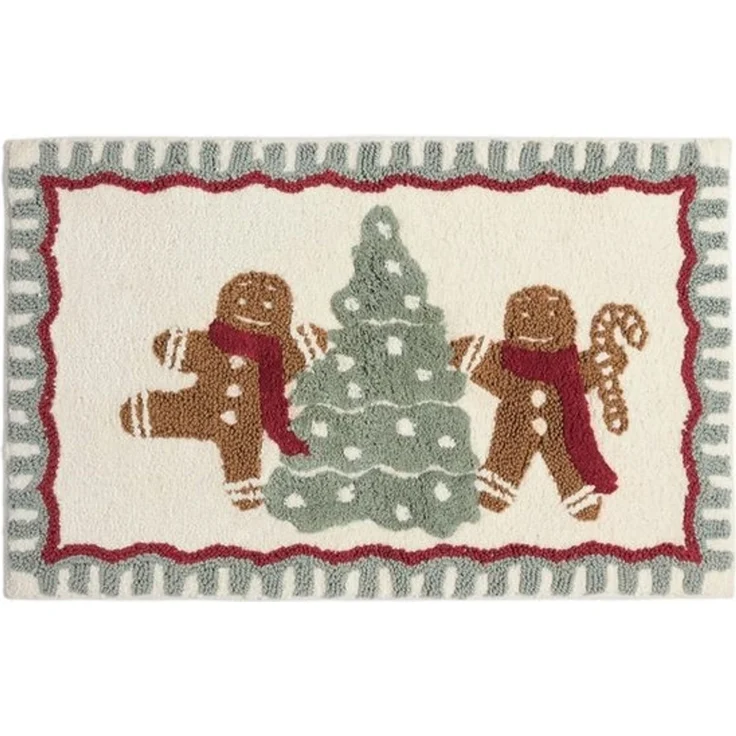 Next Badematte Badematte, Weihnachten/Lebkuchen, Höhe 80 mm, Baumwolle – Bild 1