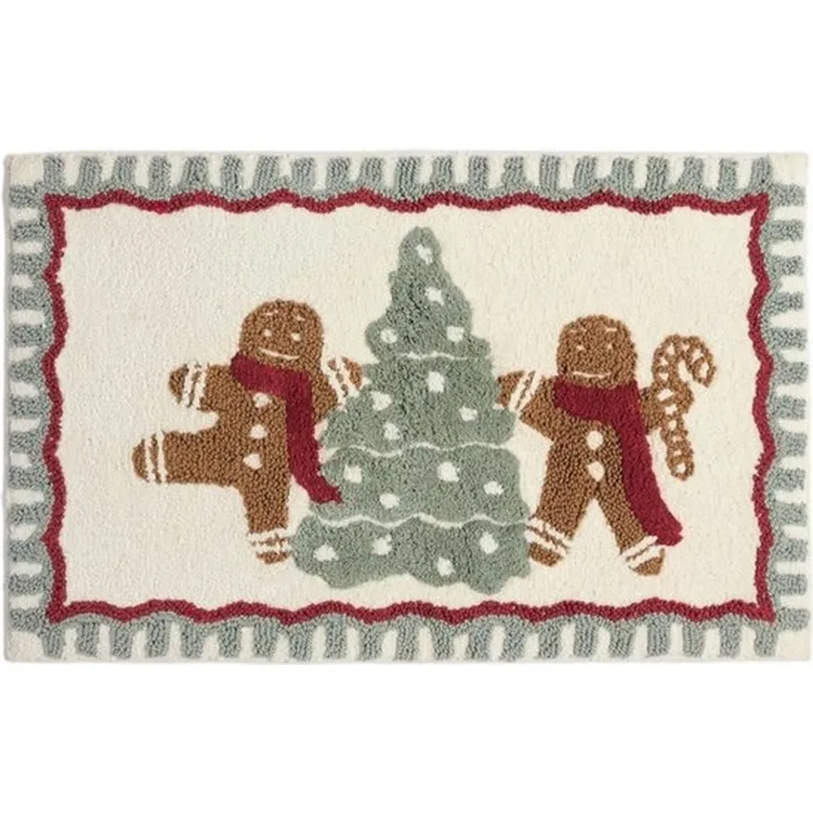 Next Badematte Badematte, Weihnachten/Lebkuchen, Höhe 80 mm, Baumwolle