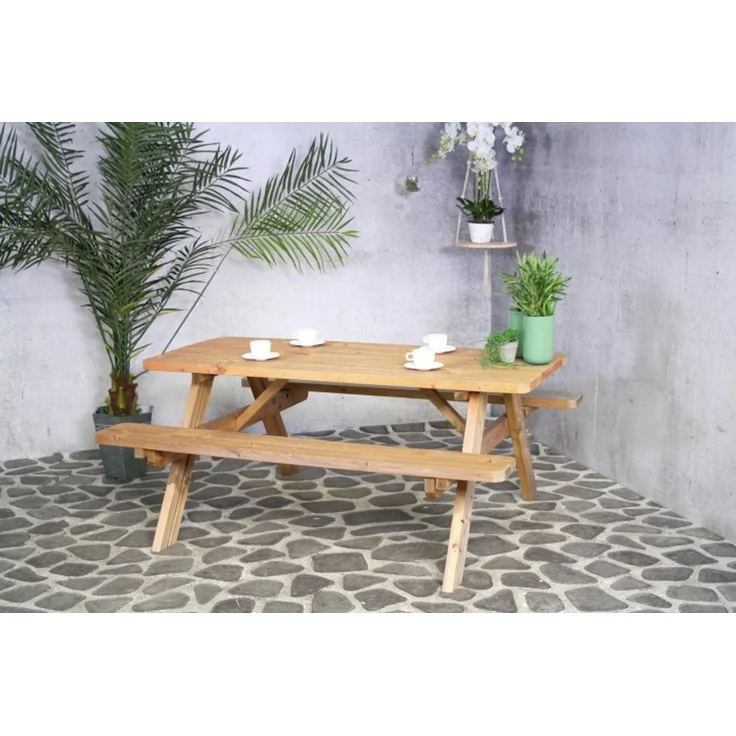 SenS-Line OSLO Picknick Set Holz Sitzgruppe Bierzelt Garnitur Sitz klappbar – Bild 1