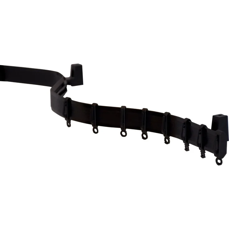 Gardinia Vorhangschiene Flexline schwarz 350 cm – Bild 1