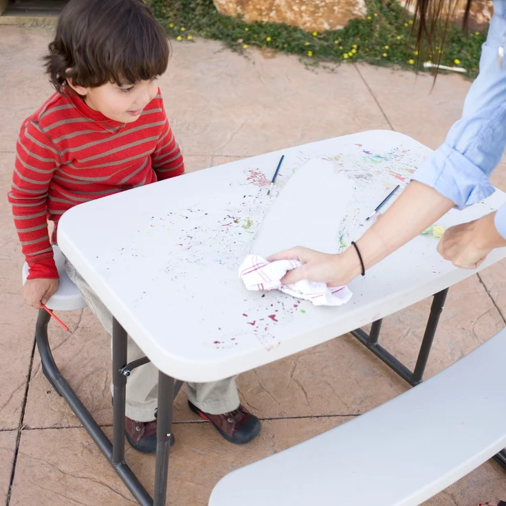 Lifetime Kunststoff Tisch für Kinder | 83 x 90 x 54 cm – Bild 3