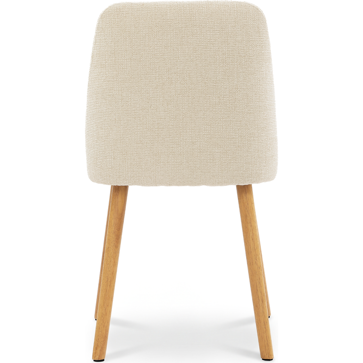 GOEURVANT 421 Esszimmerstühle 2er-Set, Chenille - Creme – Bild 5