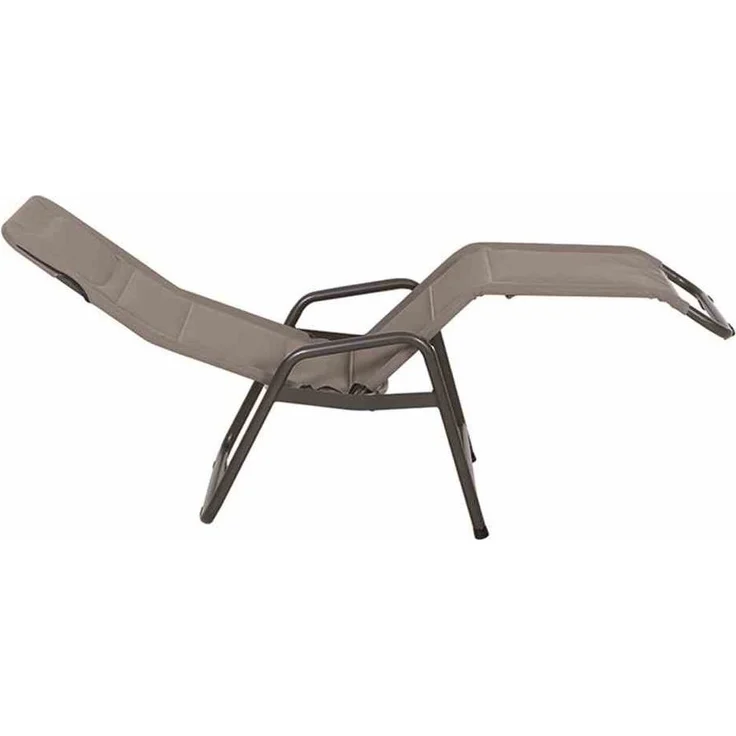 Siena Garden Sonnenliege FANO, 150 x 7 1x 112 cm schwarz J40974 taupe – Bild 7
