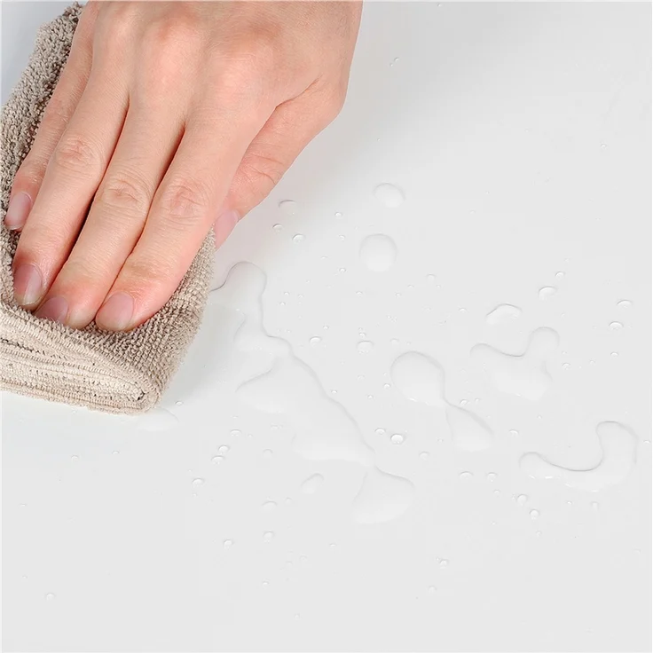 Yaheetech Waschbeckenunterschrank mit Schublade & 2 Türen, Holz weiß, 60x30x60 cm – Bild 9