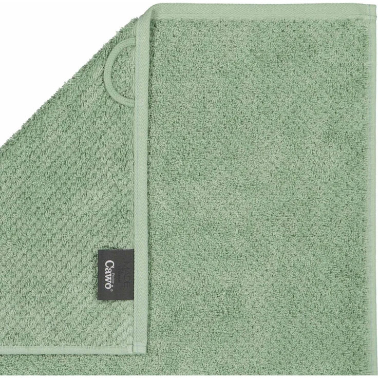 CAWÖ Handtuch Set, 10-tlg. - Pure, 2x Duschtuch, 4x Handtuch, 4x Gästetuch Grün Set – Bild 4