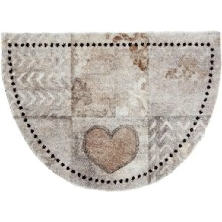 ASTRA Fußmatte Pure&Soft 017, halbrund, Höhe: 7 mm, Sauberlaufmatte, weiche Oberfläche, waschbar, rutschfest – Bild 6