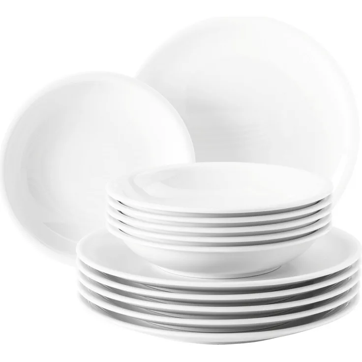 Seltmann Weiden Compact Weiß Tafelservice 12-teilig