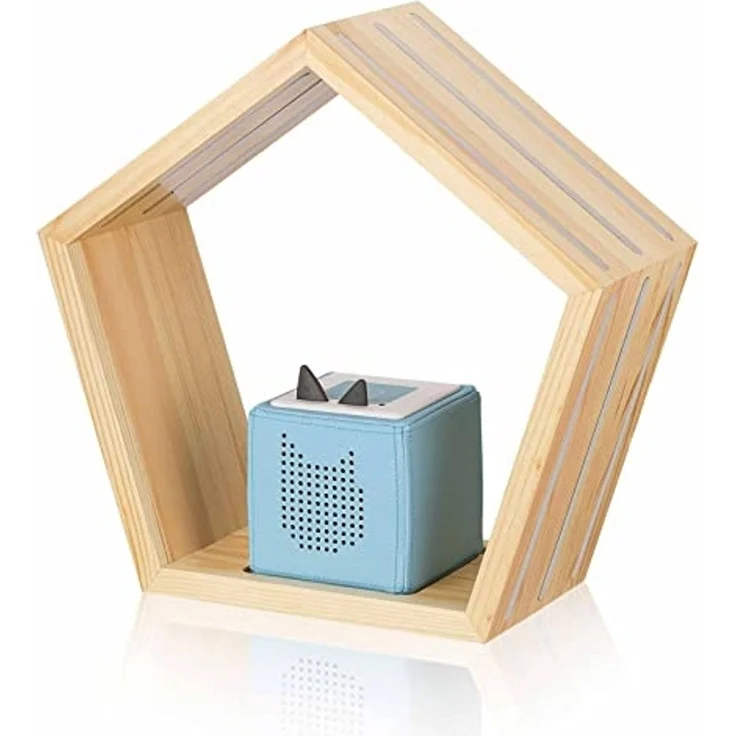 Baby Vivo Regal für Toniebox mit magnetischer Aufbewahrung für über 68 Tonies - Fünfeck – Bild 4