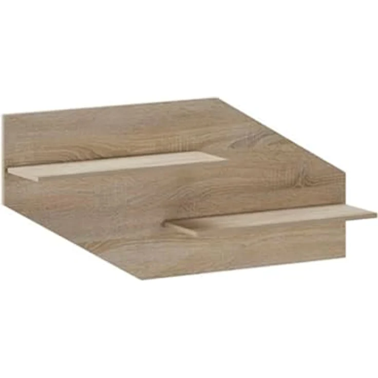 Homey - 2-stöckiges Paneel, verstecktes Befestigungssystem, Farbe Cambria, einfach zu montieren, Maße: 130 cm (Breite) x 58 cm (Höhe) x 25 cm (Tiefe) – Bild 1