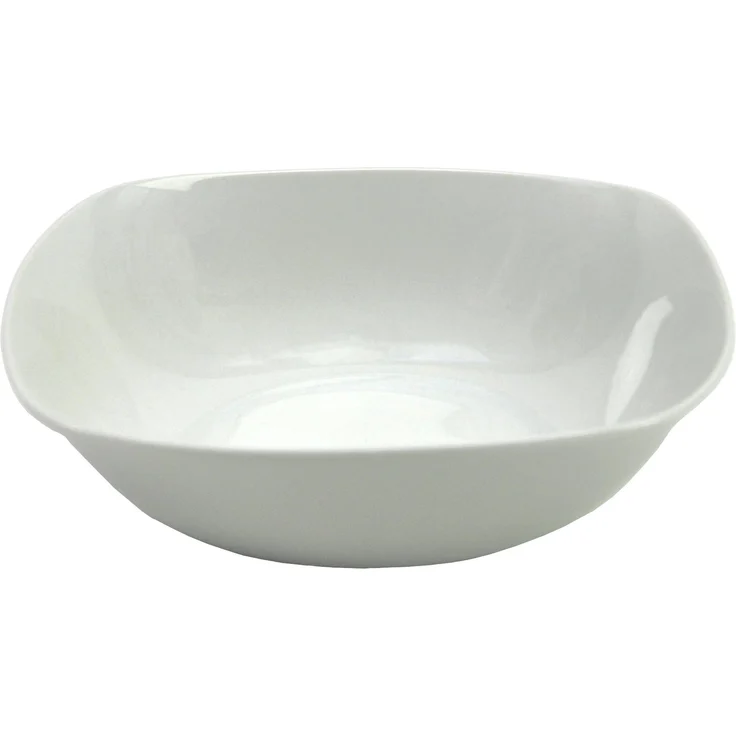 Van Well Kombiservice Atrium 62tlg. weiß Porzellan für 6 Personen eckig mit runden Kanten Geschirr – Bild 3