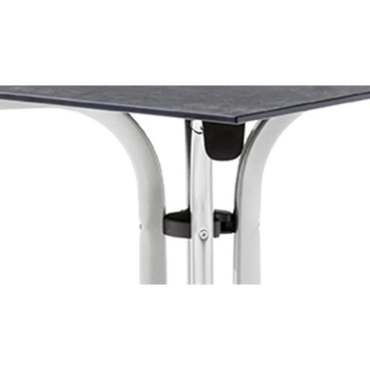Klapptisch >Boulevard< in Schiefer anthrazit, Polytec® - 120x73x80cm (BxHxT) – Bild 4