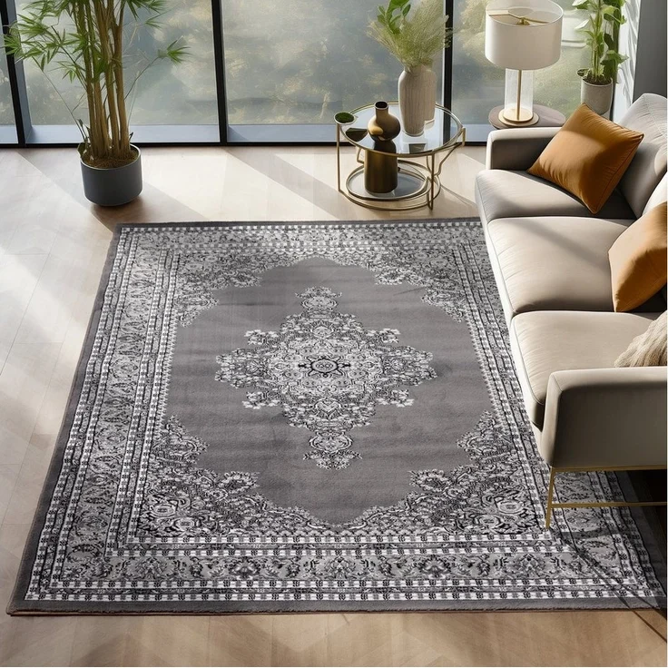 SIMPEX24 Orientteppich Orientalisch Design, Rechteckig, Höhe: 12 mm, Orinet Teppich Webteppich orientalischen Mustern Teppich Wohnzimmer – Bild 2