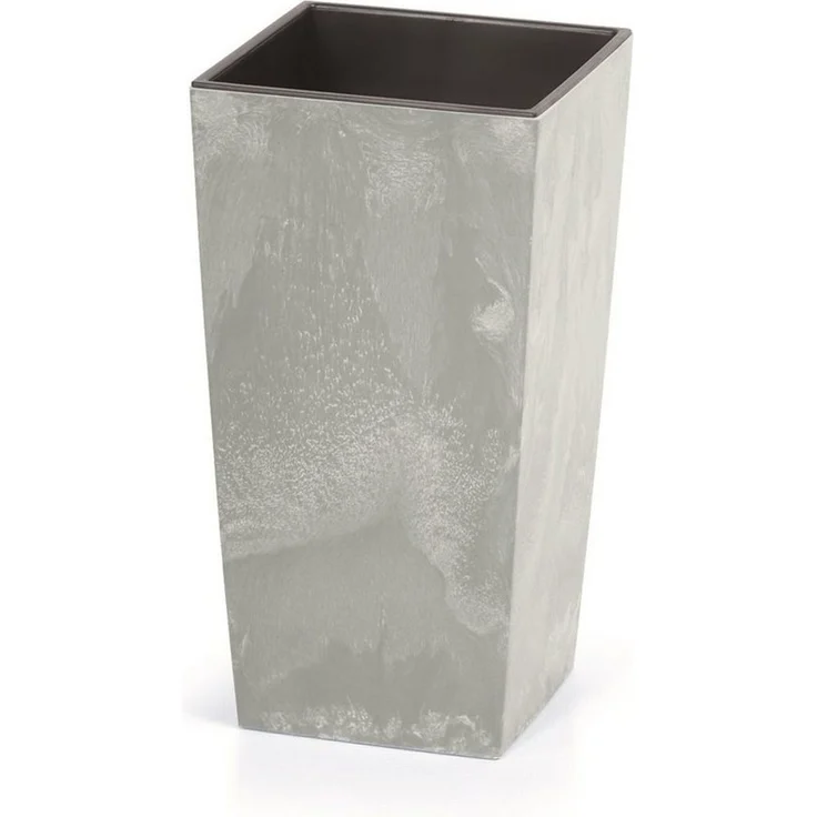 Prosperplast Blumentopf Urbi Square Beton, Pflanzeinsatz, 140x264 mm 4L [Fassungsvermögen], 2L [Pflanzeinsatz] – Bild 5