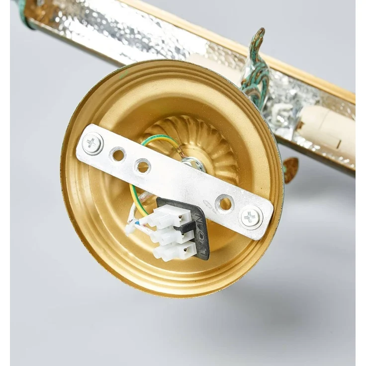 Lindby Bilderleuchte Kalea, Metall, Bronze IP20, 2 x 40 W – Bild 5