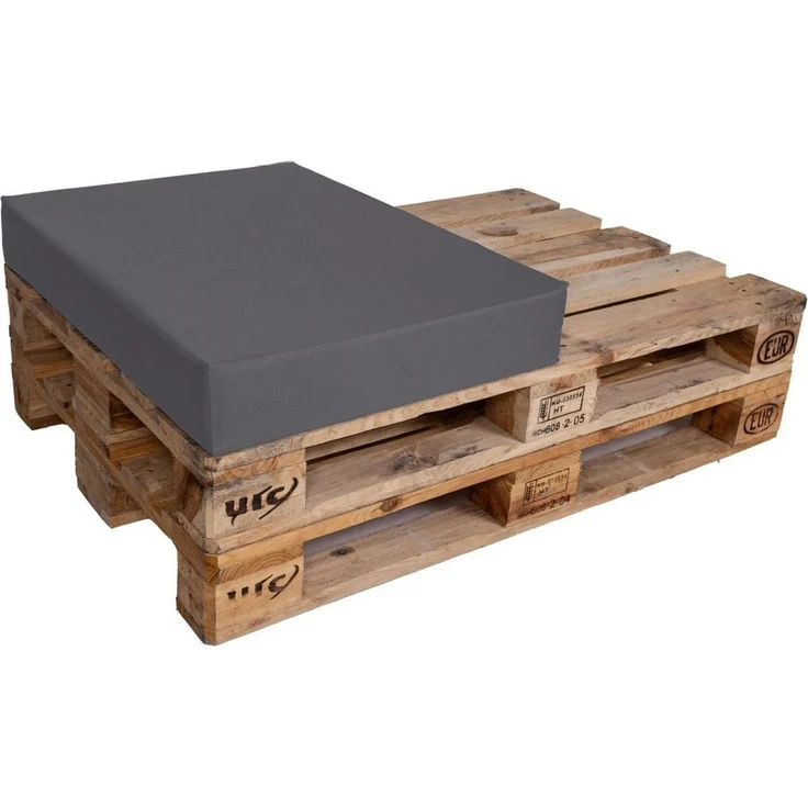 TexDeko Palettenkissen Halbes Palettenkissen für Palettensofa wasserabweisend, (60x80cm) gepolstert In- & Outdoor, Premium-Qualität – Bild 1