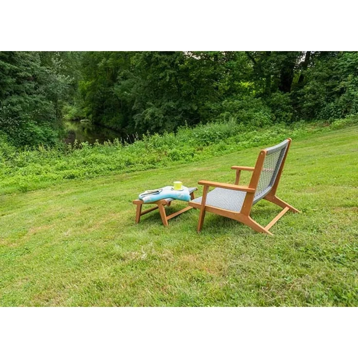 acamp Gartenstuhl Relaxsessel mit Hocker Set Bangkok (Gartenmöbel Set), Stuhl, Gartenliege, Sonnenliege, Sessel – Bild 2