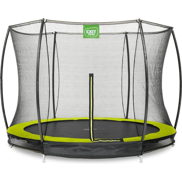 Exit Bodentrampolin Silhouette | Lime | Ø 244 cm